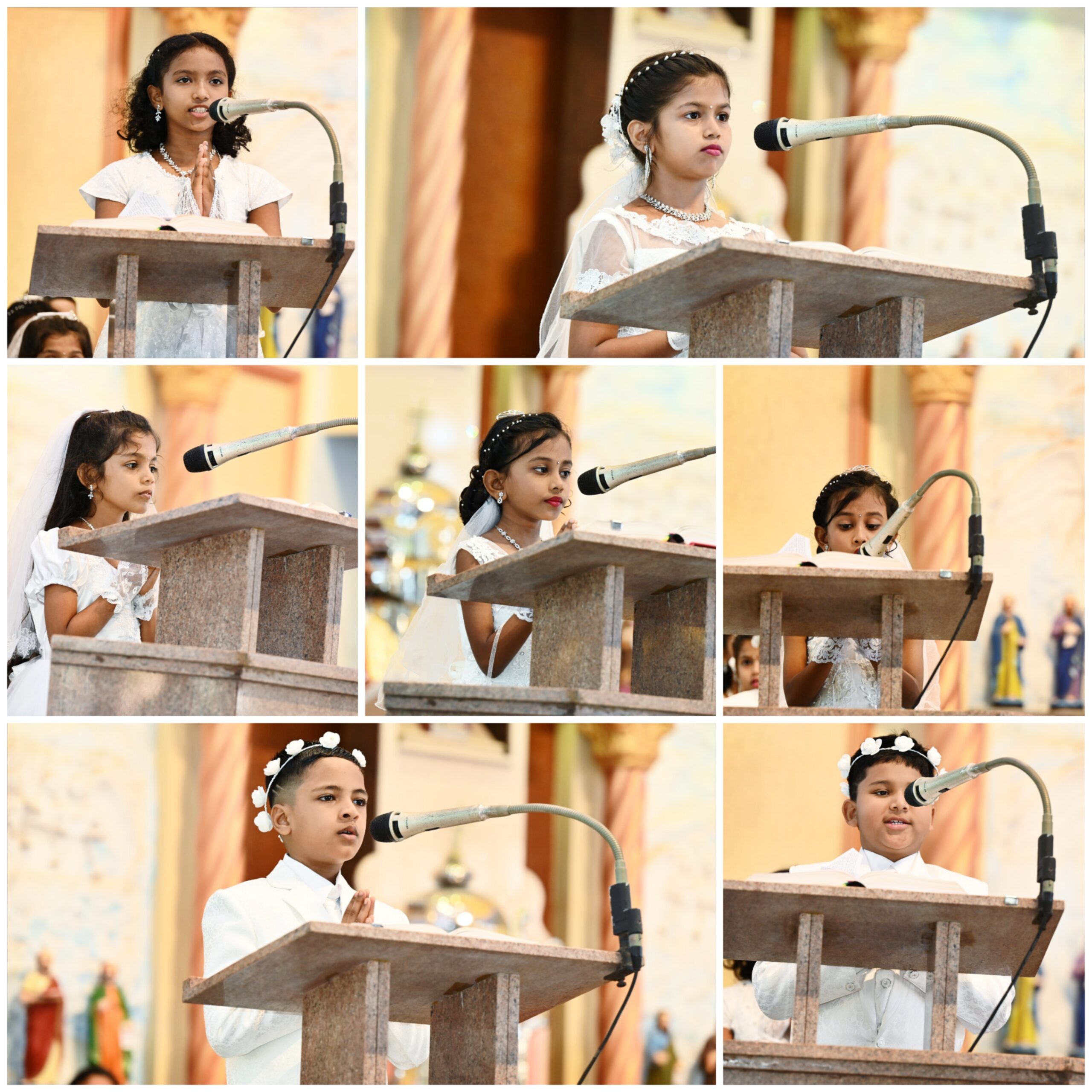 First Holy Communion at Mother of God Church, Shakthinagar