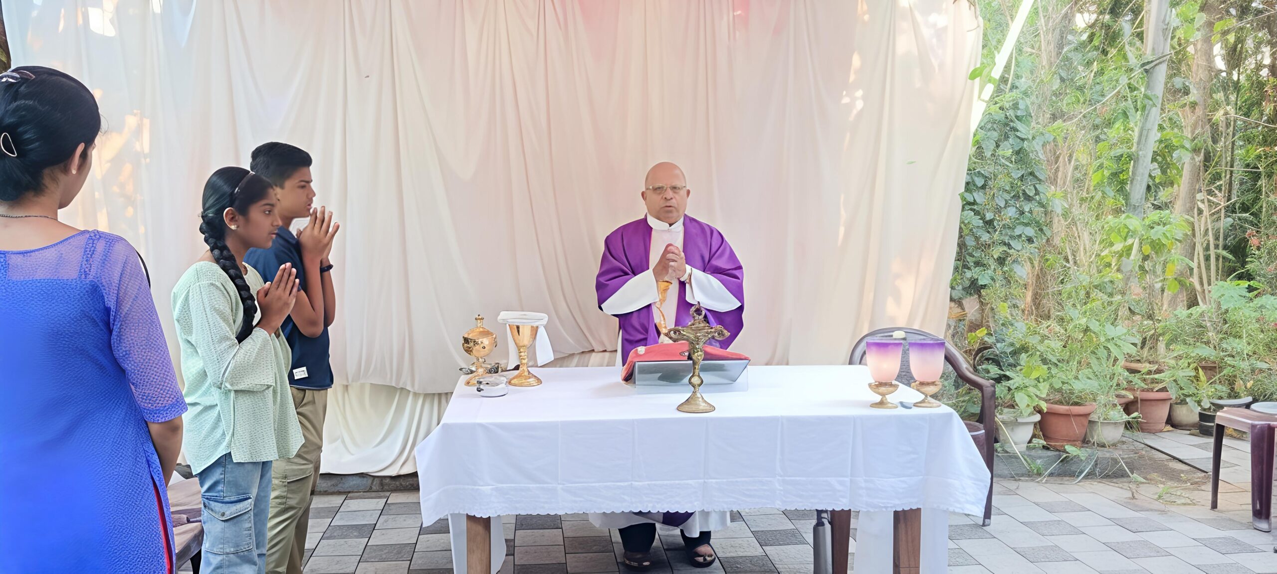 Celebration of the Holy Eucharist at Vailankani Ward