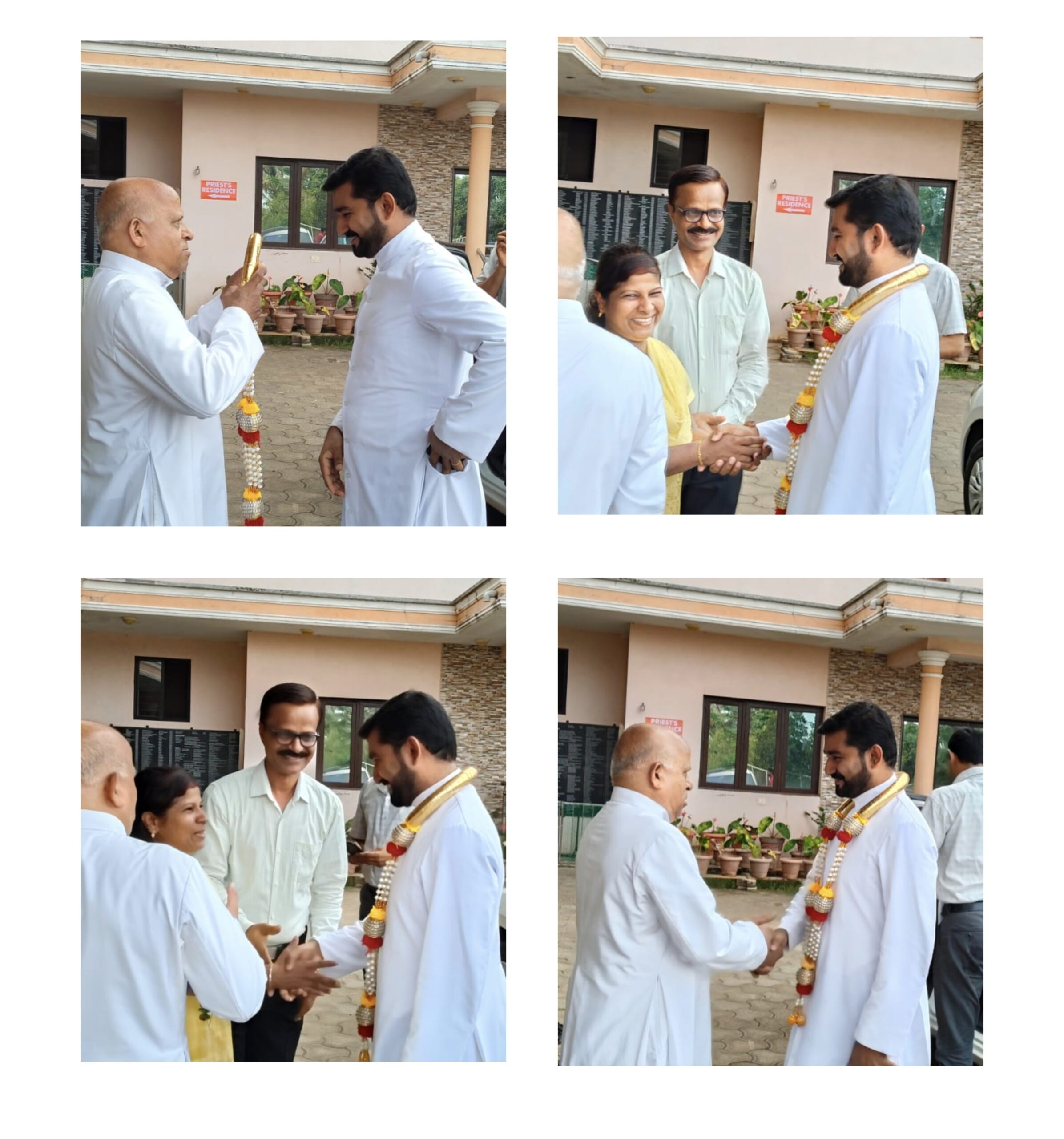 Welcoming new Priest to our Parish.