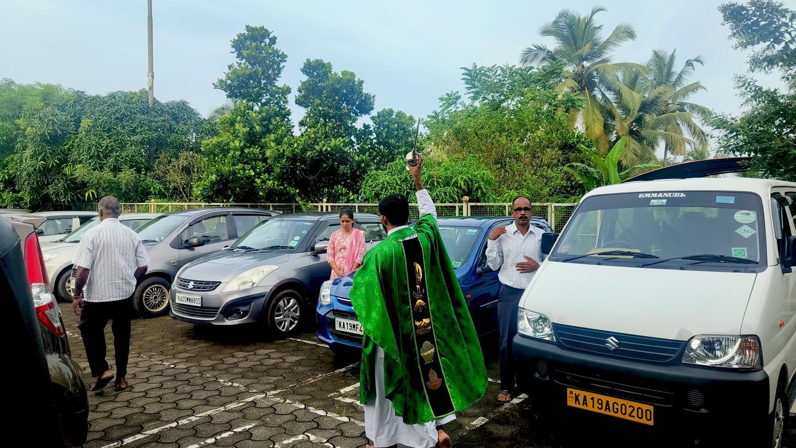 Holy Miles: Vehicles Blessed for Safe Travels at Mother of God Church